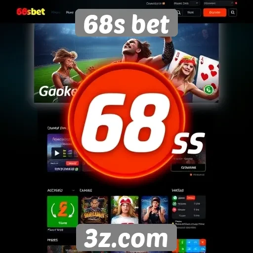 Interface e usabilidade do site 68s bet